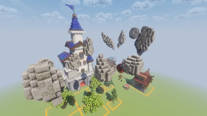 10 Floating Rocks Assets