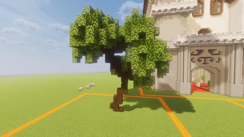 5 Dark Oak Trees Bundle - Minecraft Schematic