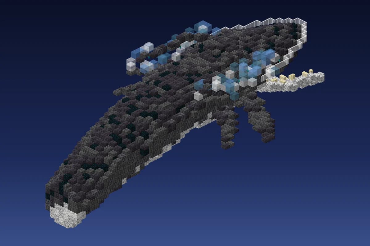 Alien Black Orca Whale