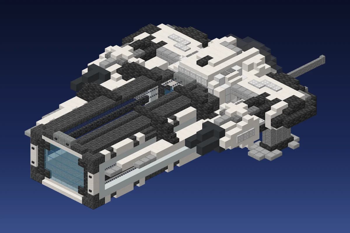 Alien Black White Interceptor