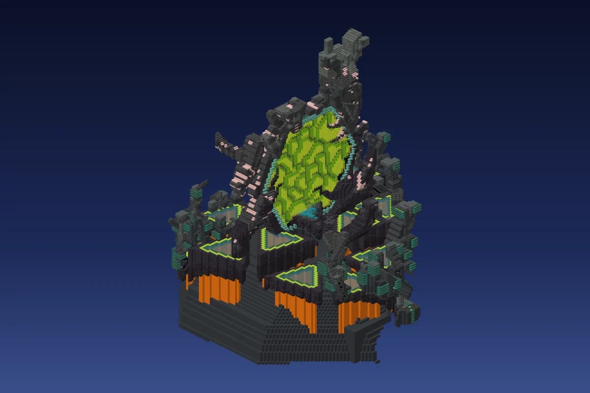 Alien Dark Portal Ruins