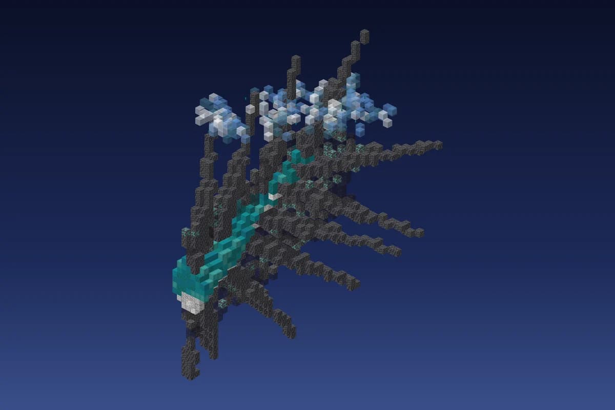 Alien Dark Winged Creature