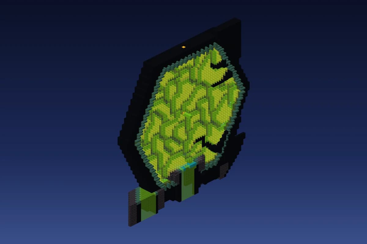 Alien Green Hex Portal