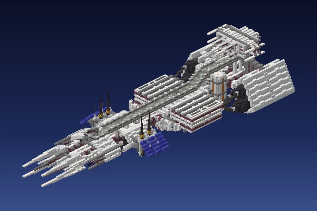 Alien Iron Battlecruiser