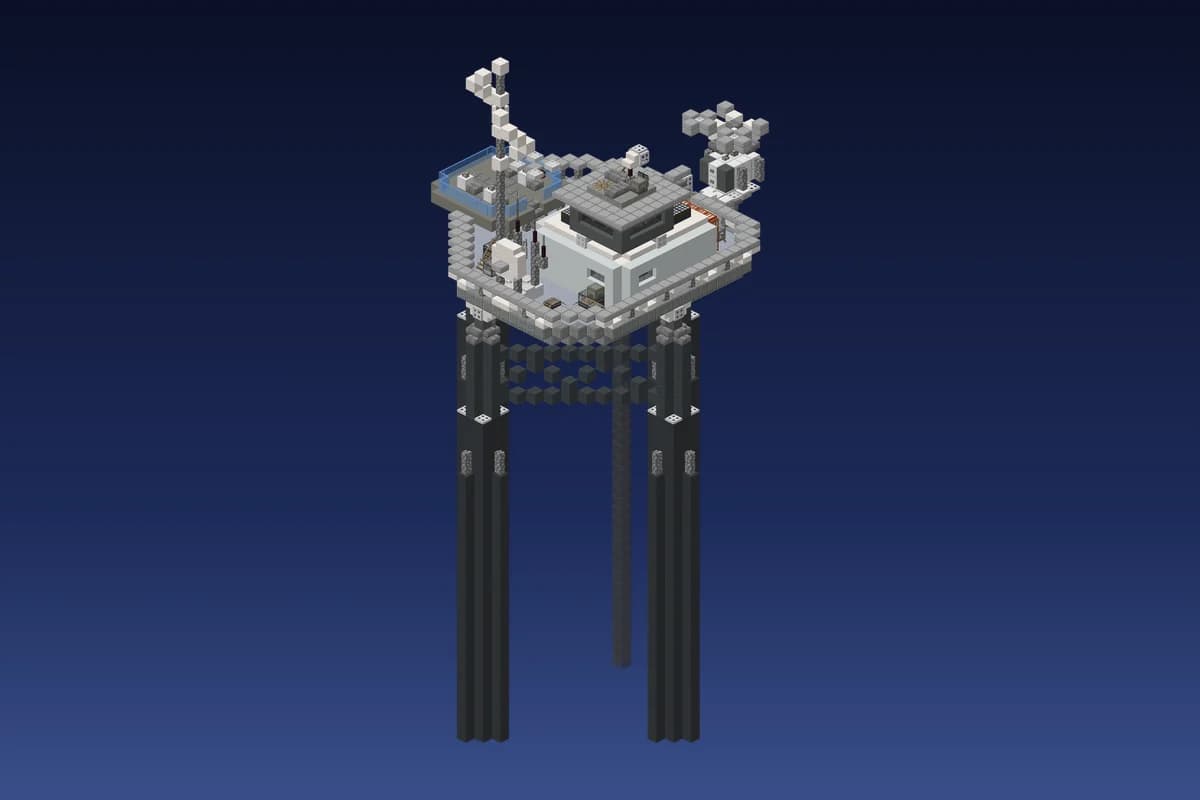 Alien Offshore Platform Tower