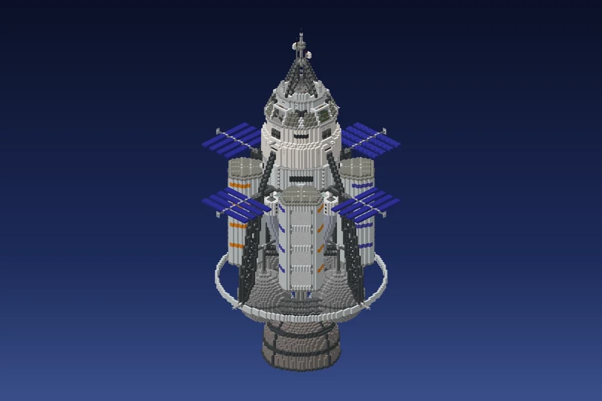 Alien Orbital Station Rocket