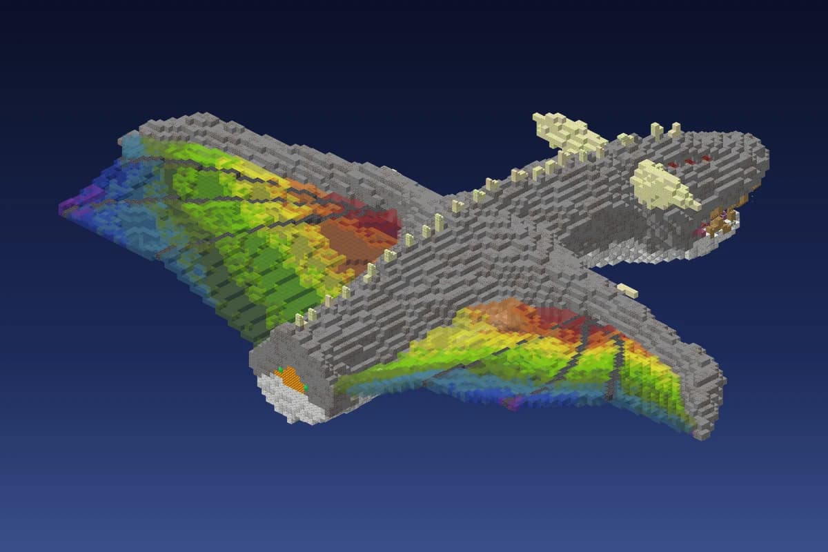 Alien Rainbow-Winged Dragon