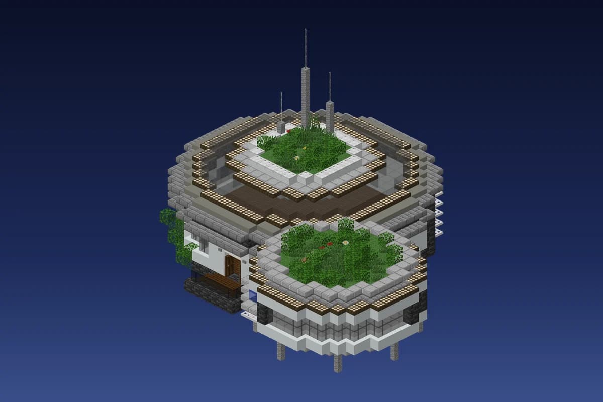 Alien Rooftop Garden Base