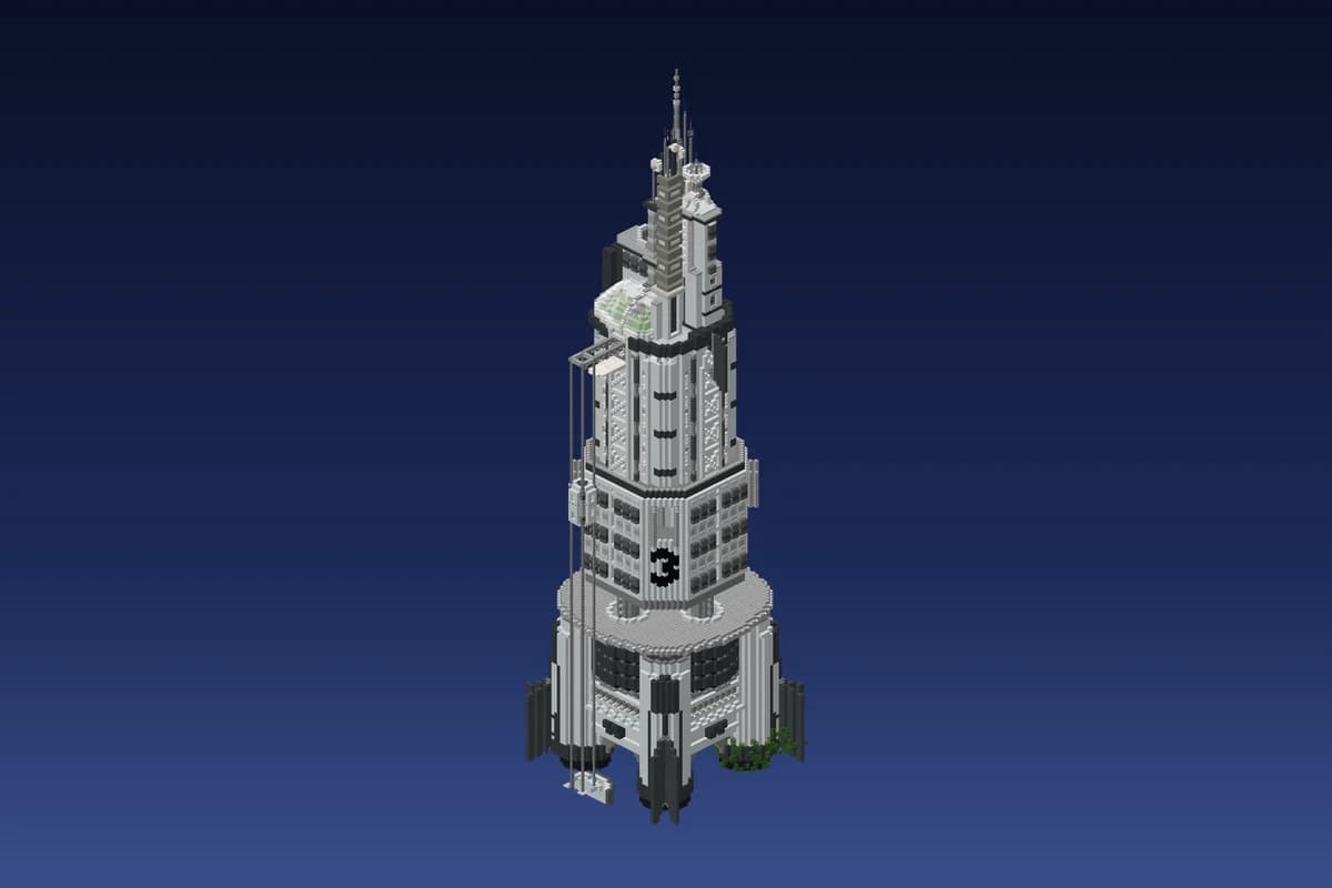 Alien Tiered Antenna Tower