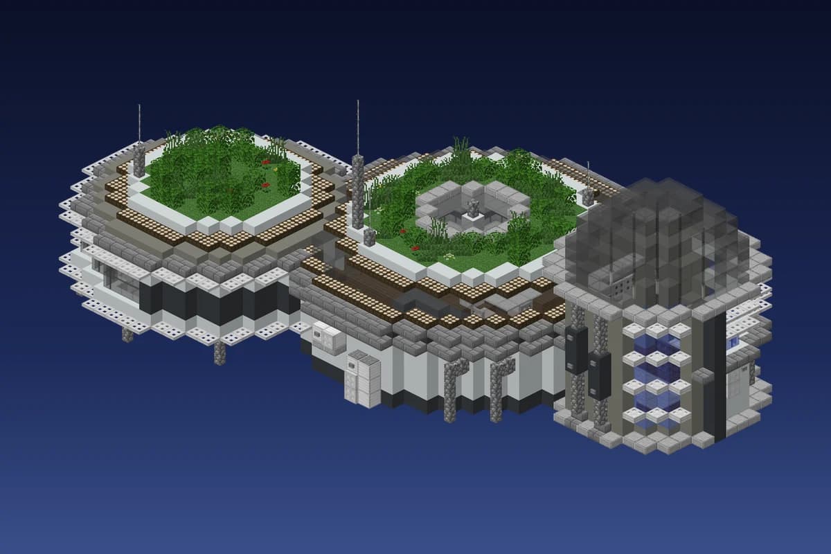Alien Twin Dome Habitat