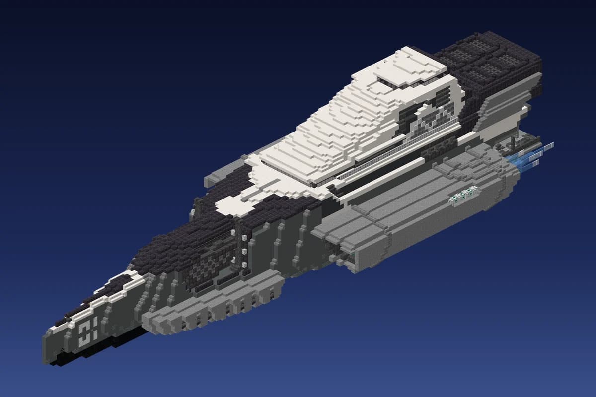 Alien White Dark Battleship
