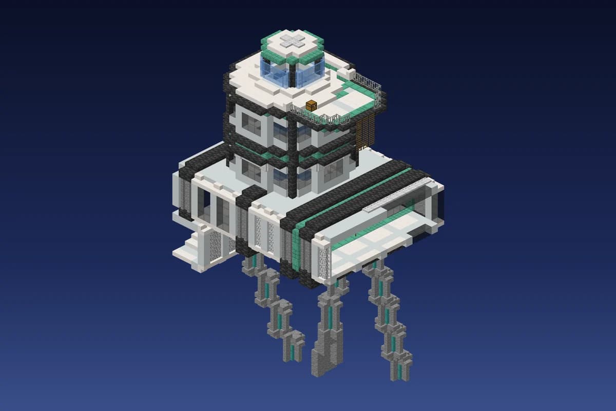 Alien White Sentry Tower