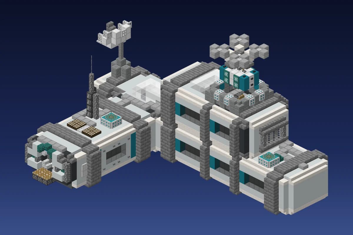 Alien White Space Station
