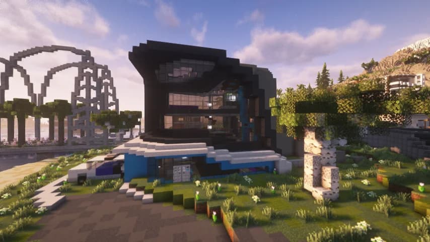 Modern House 1 - Minecraft Schematic