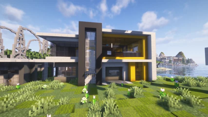 Modern House 3 - Minecraft Schematic