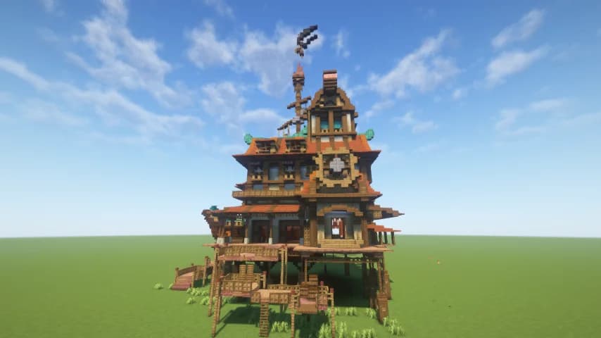 Pirate House 4 - Minecraft Schematic