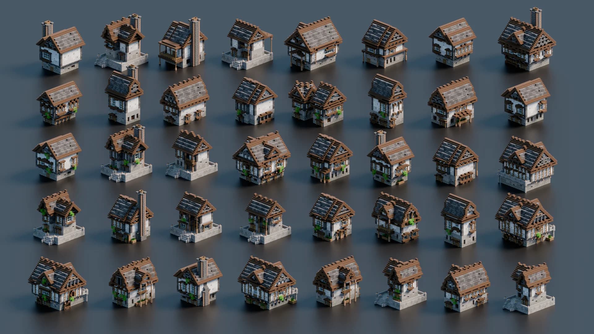40 Medieval Houses - Collection Horizon