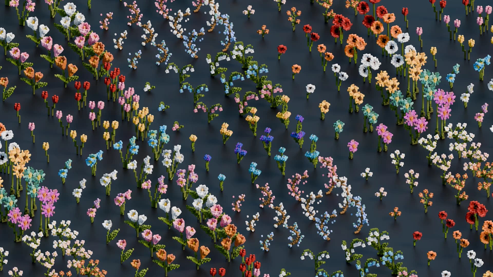 Bundle 107 Flowers - Minecraft Schematic