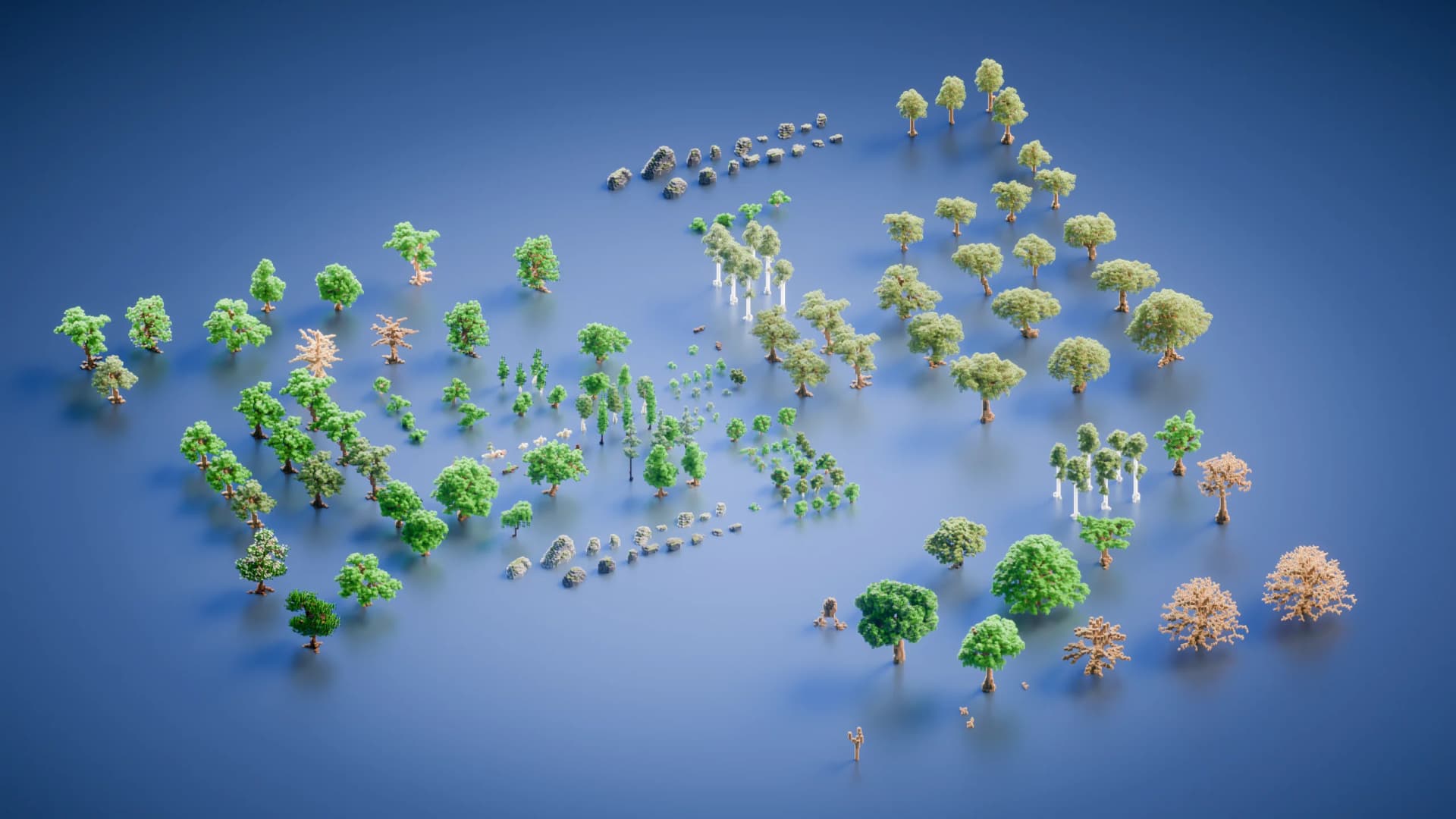 Bundle 195 Natural Assets - Minecraft Schematic