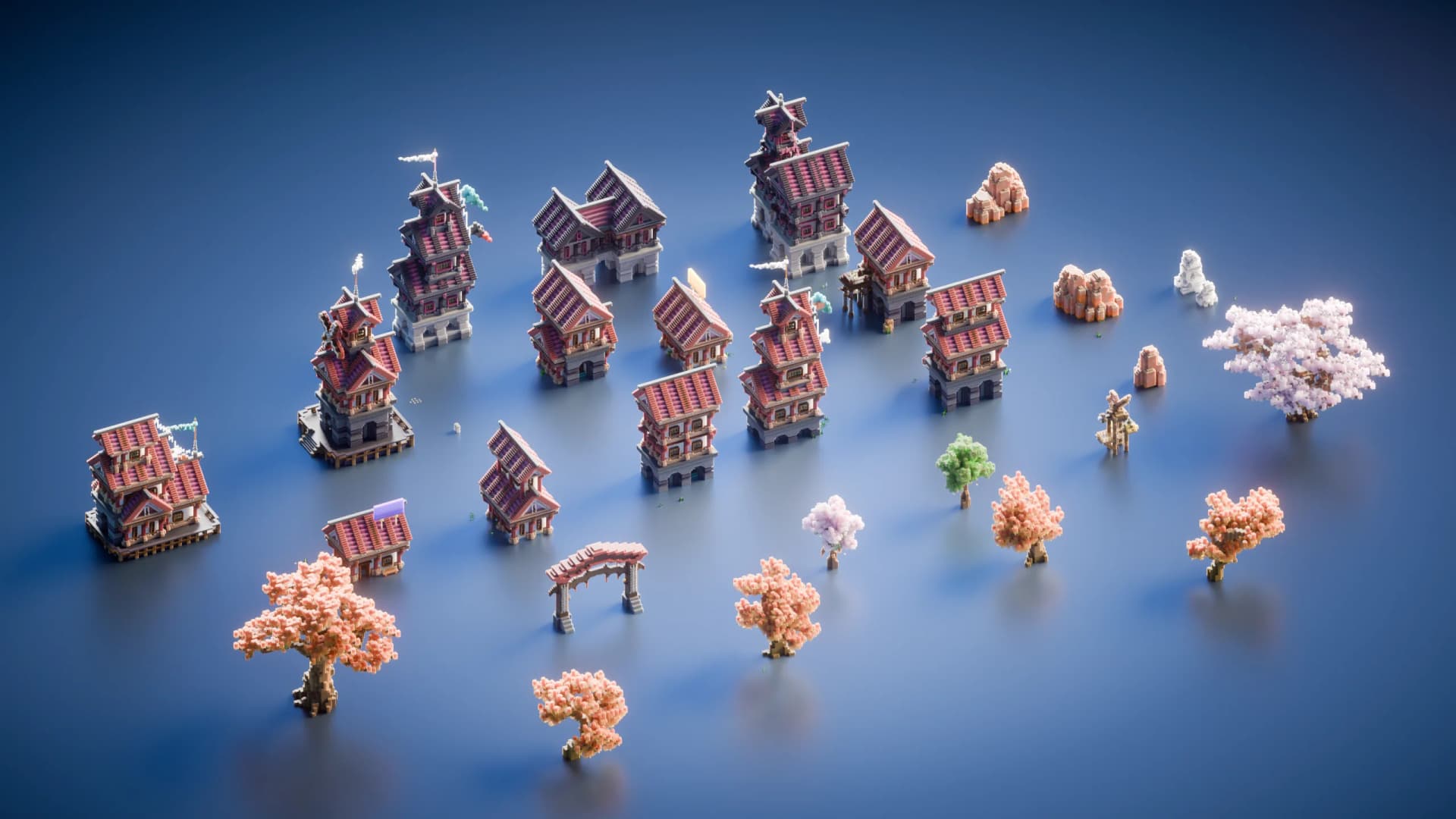 Bundle 28 Schematics Heartstone - Minecraft Schematic