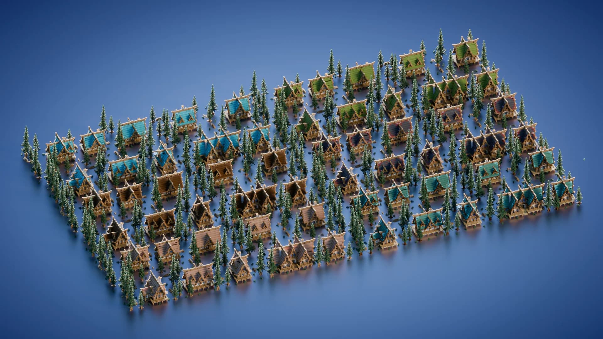 Bundle 60 Medieval Houses - Minecraft Schematic