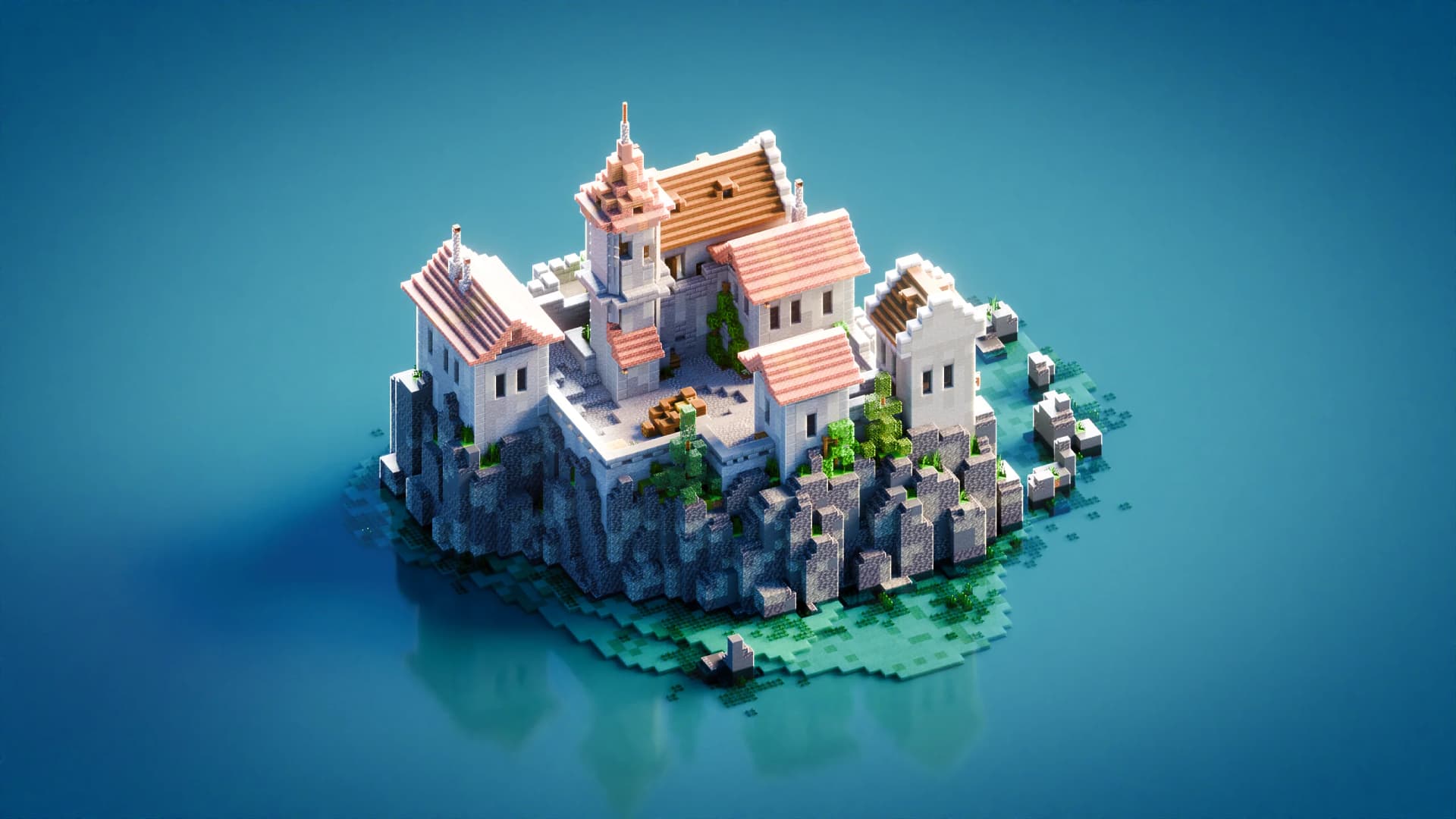 Little Sea Castle - Minecraft Schematic