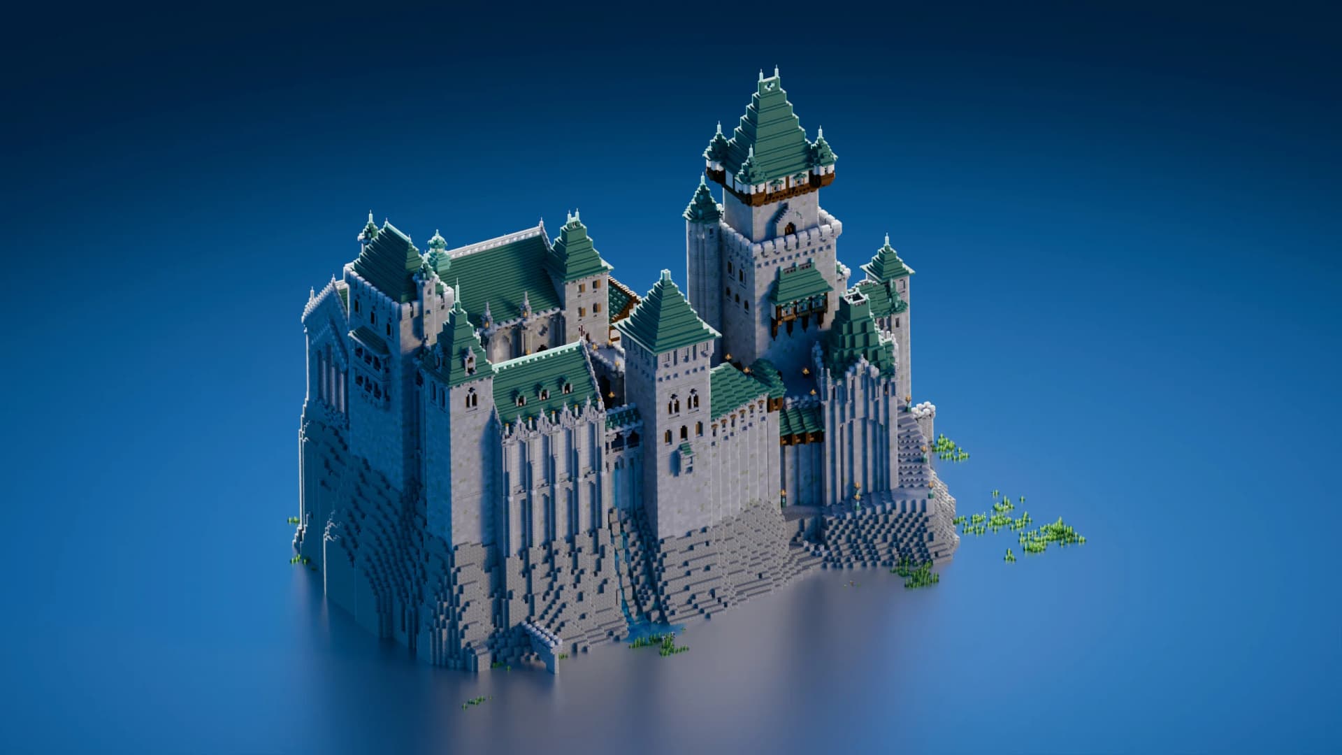 Medieval Castle With Interior - Collection Heratik - Minecraft Schematic