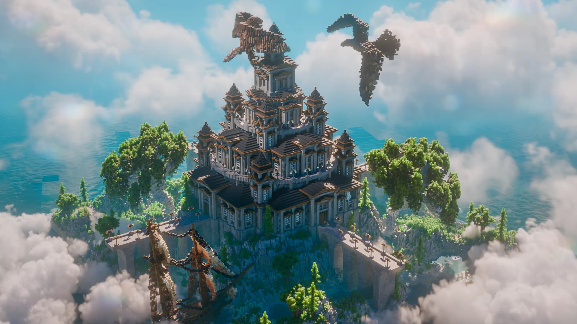 Medieval Castle with Interior - Grrok - Minecraft Schematic