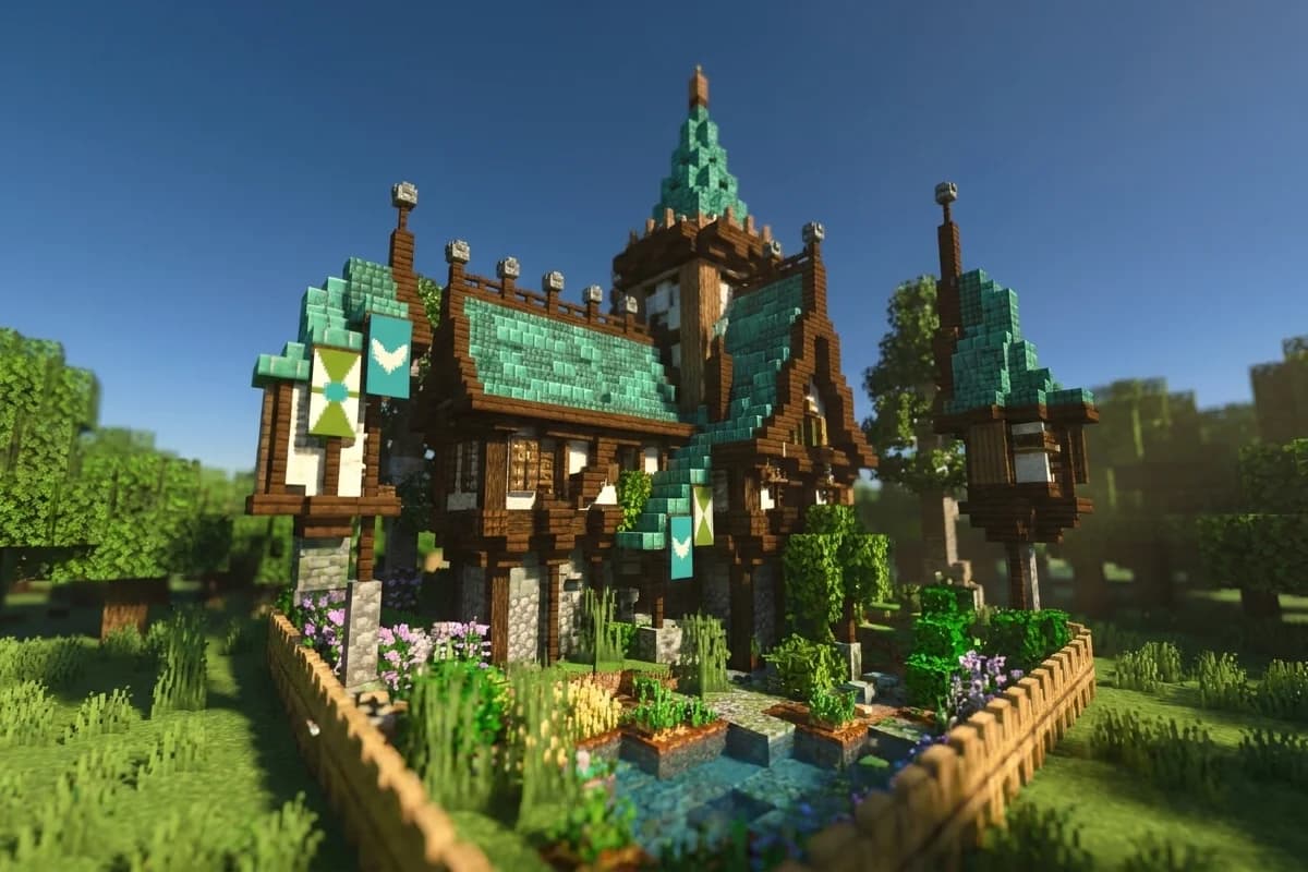 Medieval Garden Manor