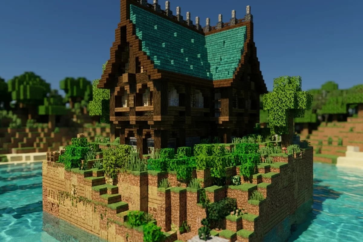 Medieval Hillside Manor