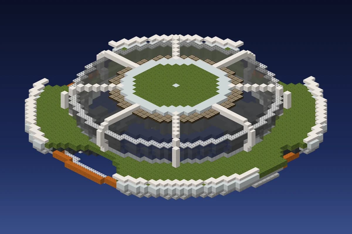Alien Circular Garden Complex