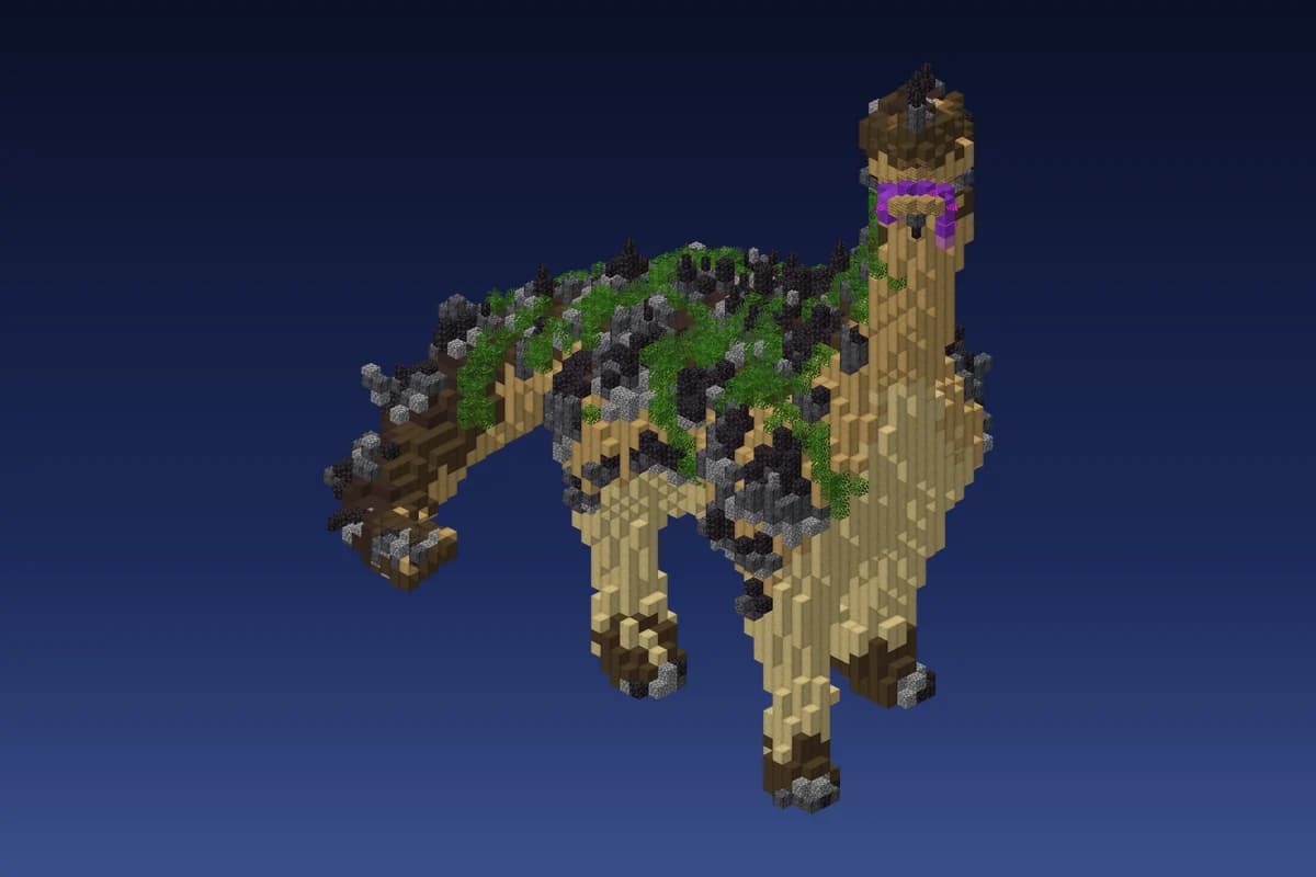 Alien Giant Llama Creature