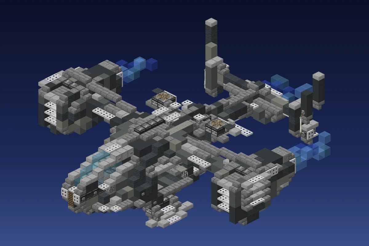 Alien Gray Salvage Ship