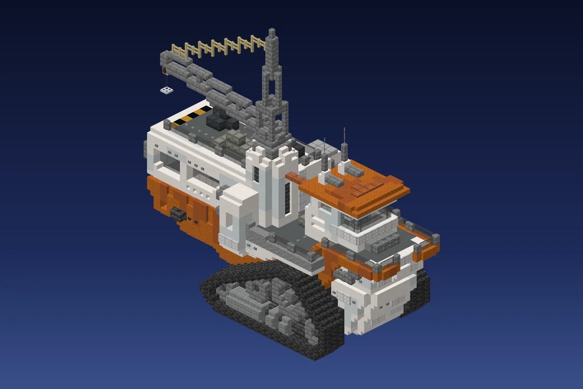 Alien Orange Mining Crawler