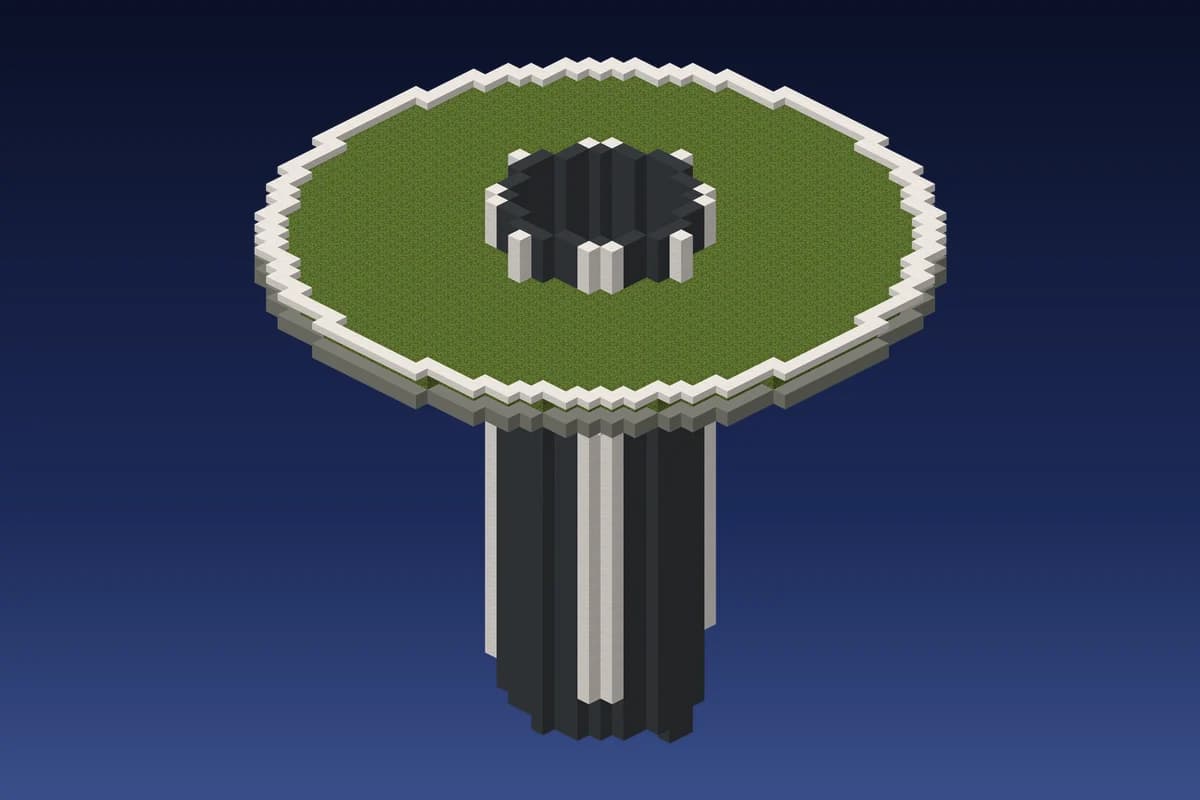 Alien Round Platform Tower