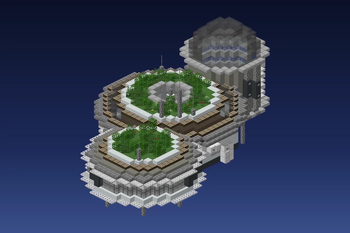 Alien Twin Dome Hydroponic Base