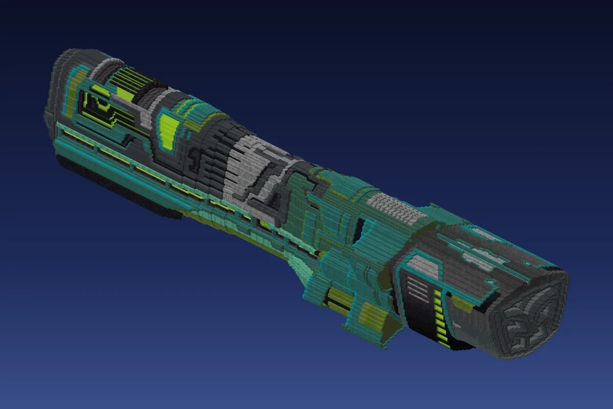 Alien Warped Hull Freighter