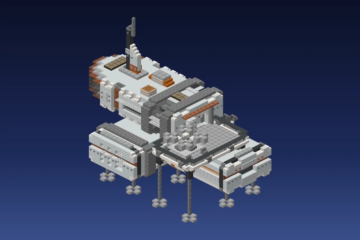 Alien White Cargo Station