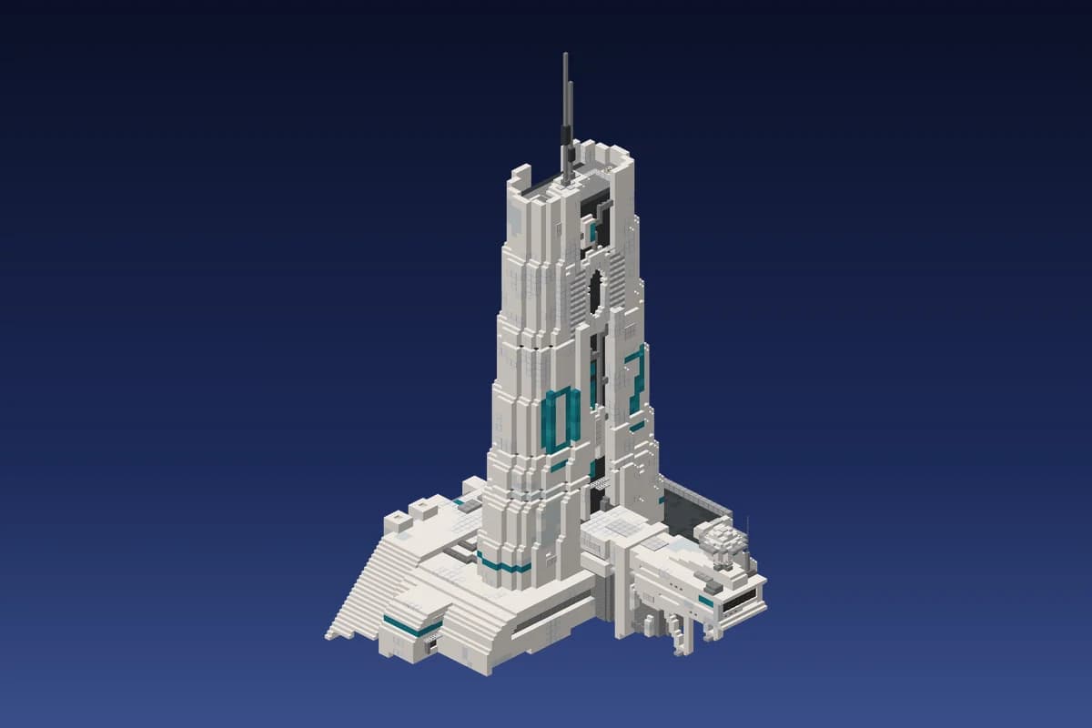 Alien White Control Tower